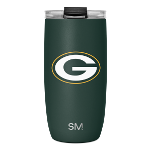 NFL Voyager Tumbler with Clear Flip Lid & Straw