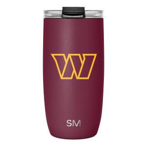 NFL Voyager Tumbler with Clear Flip Lid & Straw