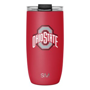 Collegiate Voyager Tumbler with Clear Flip Lid & Straw