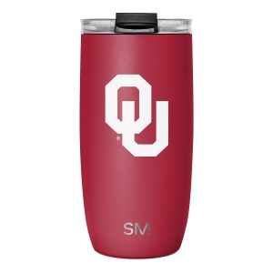 Collegiate Voyager Tumbler with Clear Flip Lid & Straw
