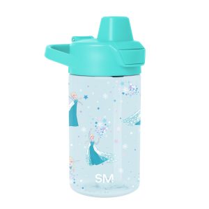 Summit Kids Plastic Water Bottle with Simple Flip Straw Lid