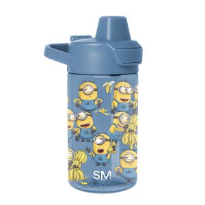 Summit Kids Plastic Water Bottle with Simple Flip Straw Lid