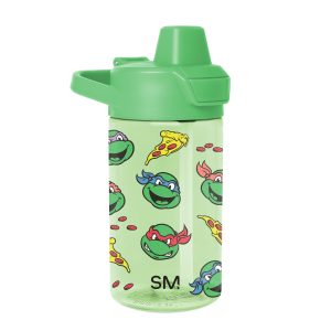 Summit Kids Plastic Water Bottle with Simple Flip Straw Lid