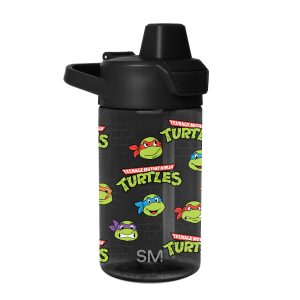 Summit Kids Plastic Water Bottle with Simple Flip Straw Lid